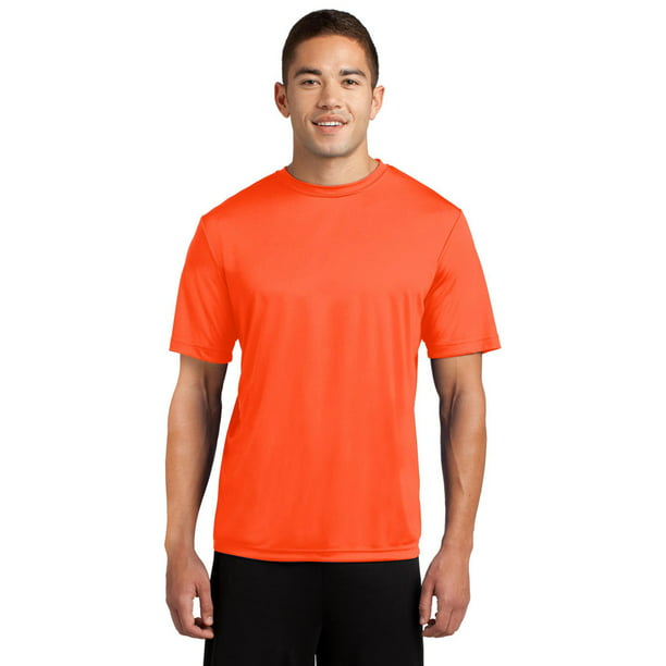 Dri-Equip Youth Athletic All Sport Training Tee Shirt,S-Neon Yellow 